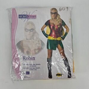 Rubies Secret Wishes Robin Costume Womens Small DC Comics Batman Red Green